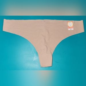 Flirtitude Thong Underwear XL Tan NEW WITH TAG